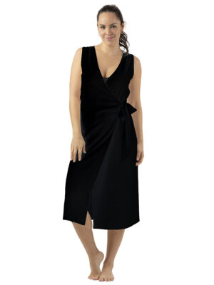 Cover Me long dress 23052557 sleeveless black