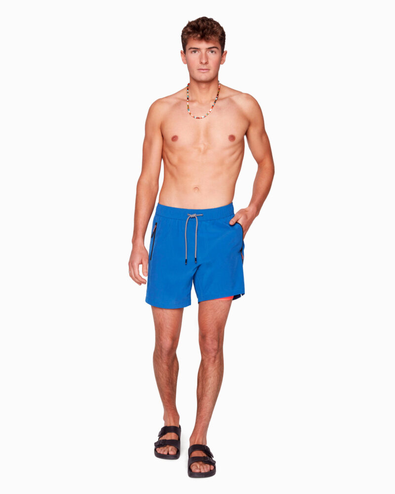 Projek Raw PPS23605 Comfy and Stretchy Jersey Shorts blue color