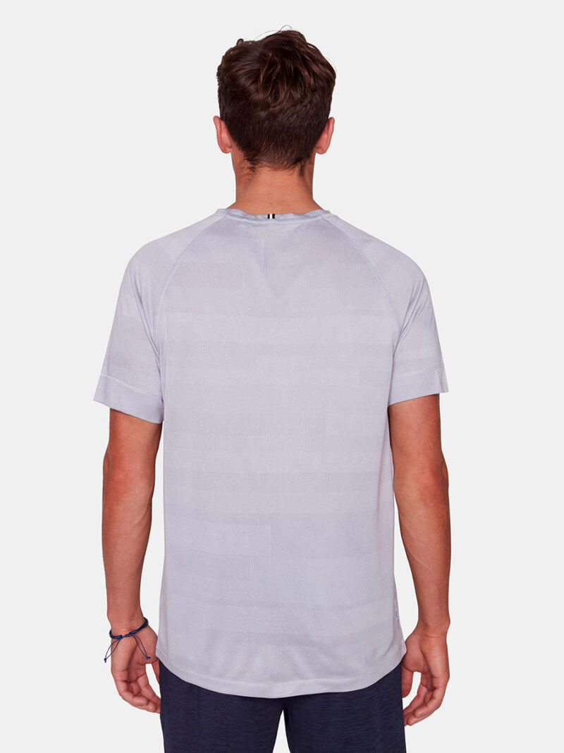 T-shirt Projek Raw PPS23309 en tissu texturé doux et confortable couleur argent