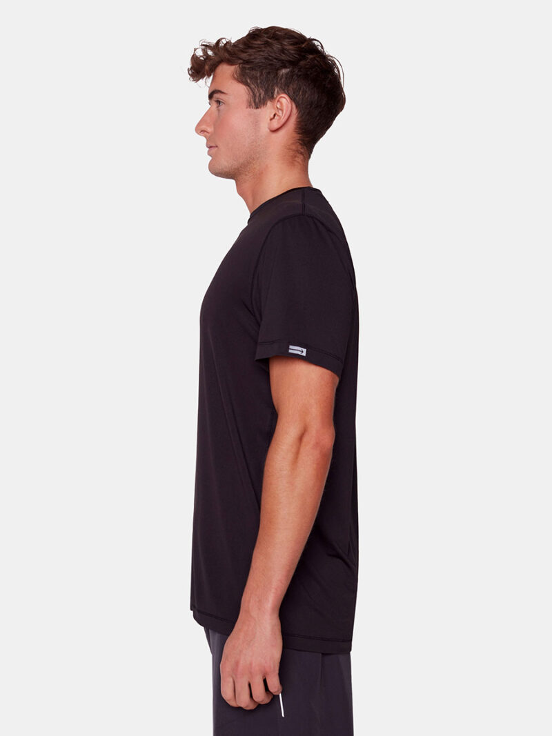 T-shirt Projek Raw PPS23315 en tissu doux et extensible noir