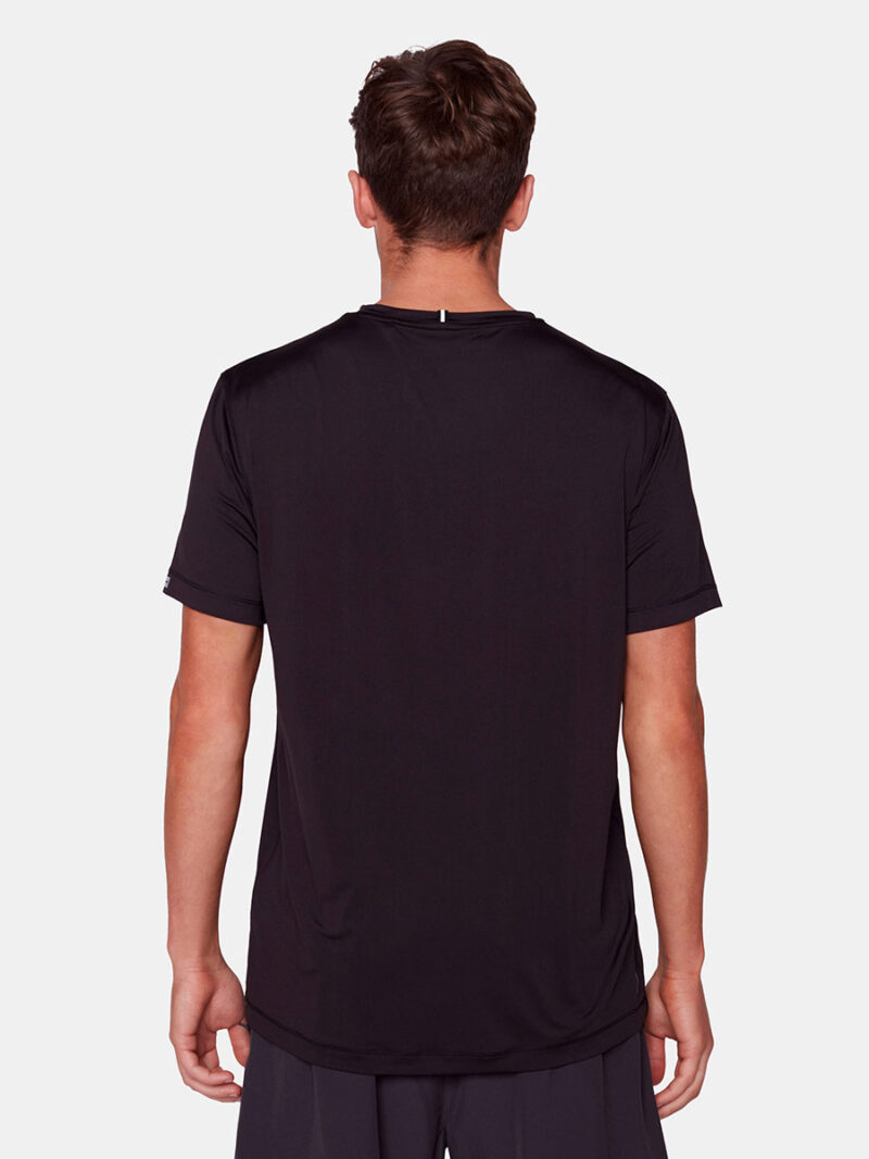 T-shirt Projek Raw PPS23315 en tissu doux et extensible noir