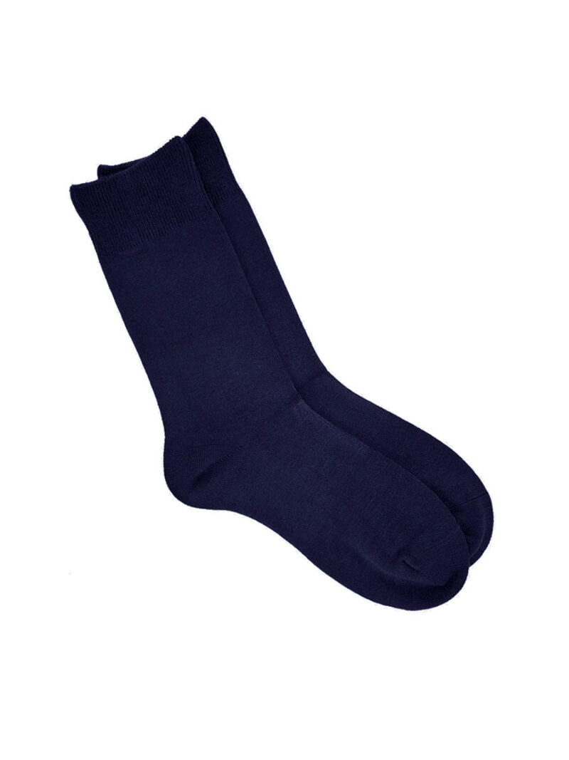 KEY 4750 socks without elastic in rayon from bamboo navy color