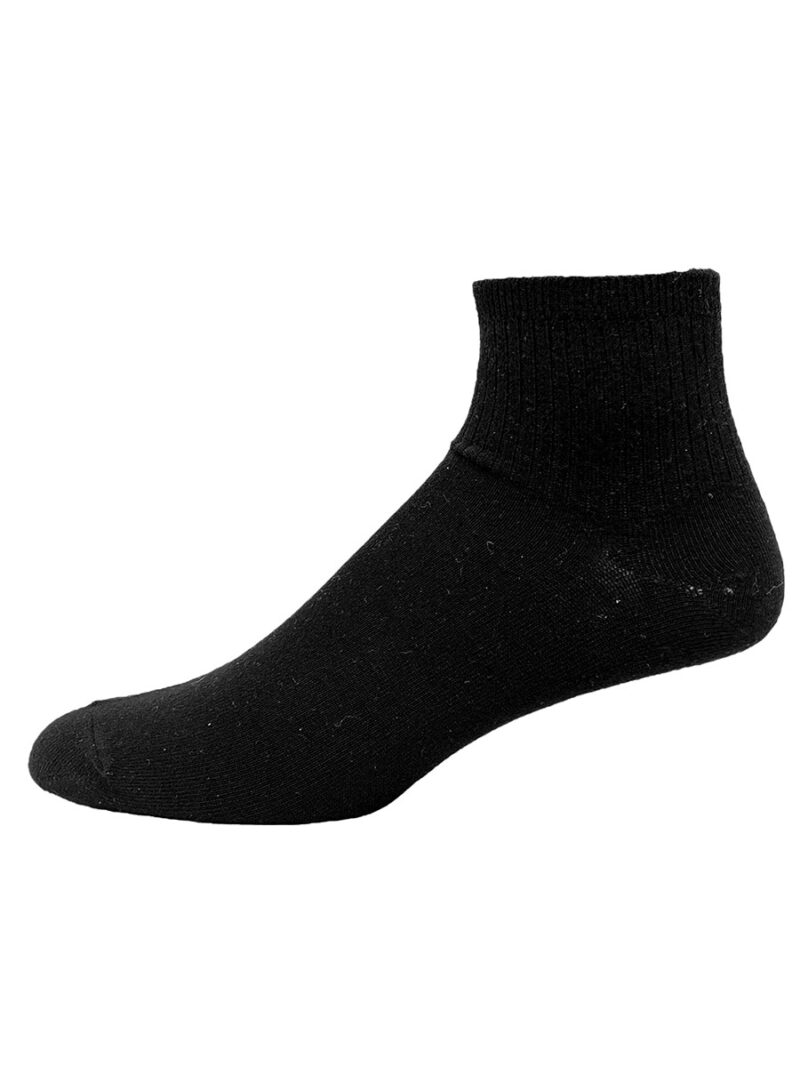 Point Zero Ankle Socks 5831 in rayon from bamboo black color