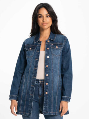 Jacket jeans Lois 5760-7311-00-95 long, semi cintré