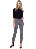 UP Pants 67909 textured pull-on stretch crop