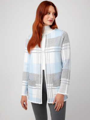 CoCo Y Club jacket 232-2653 soft and comfortable blue combo