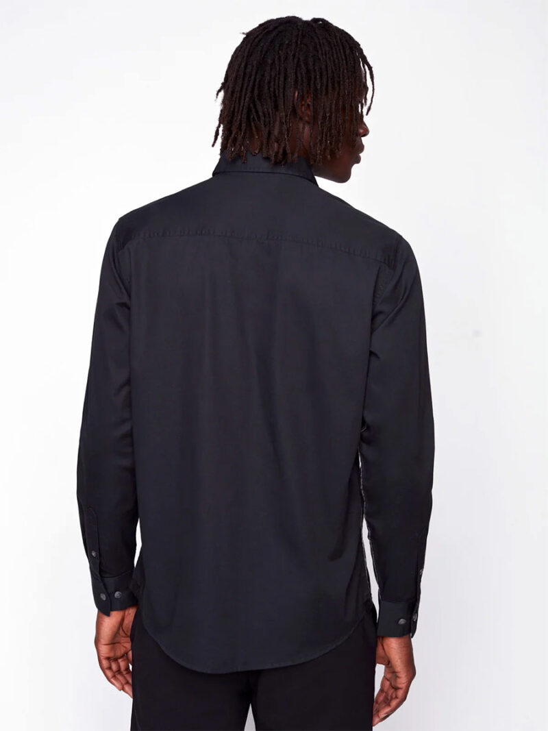 Chemise Projek Raw 143226 manches longues avec 2 poches couleur noir