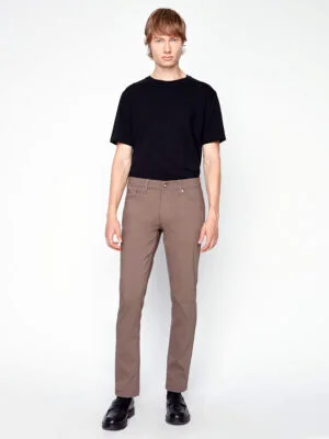 Pantalon Projek Raw 143110 extensible et confortable couleur taupe