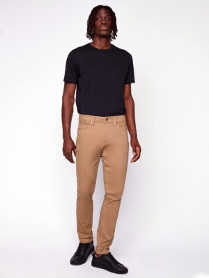 Pantalon Projek Raw 143166 extensible et confortable coupe jean couleur tan