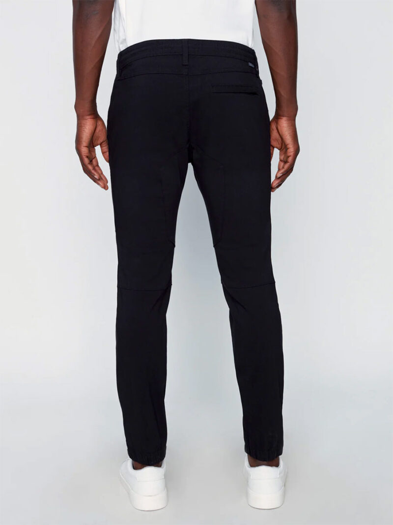Pantalon Projek Raw 146108 extensible et confortable avec cordon à la taille couleur noir