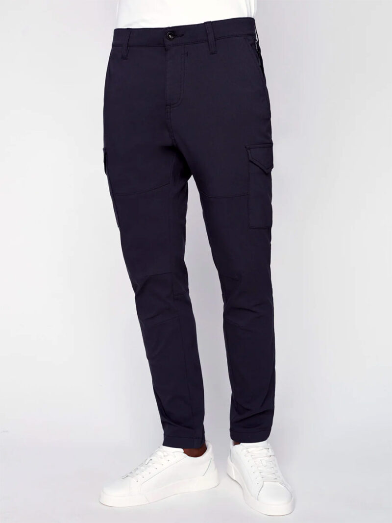 Projek Raw Cargo pants 146102 stretchy and comfortable navy color