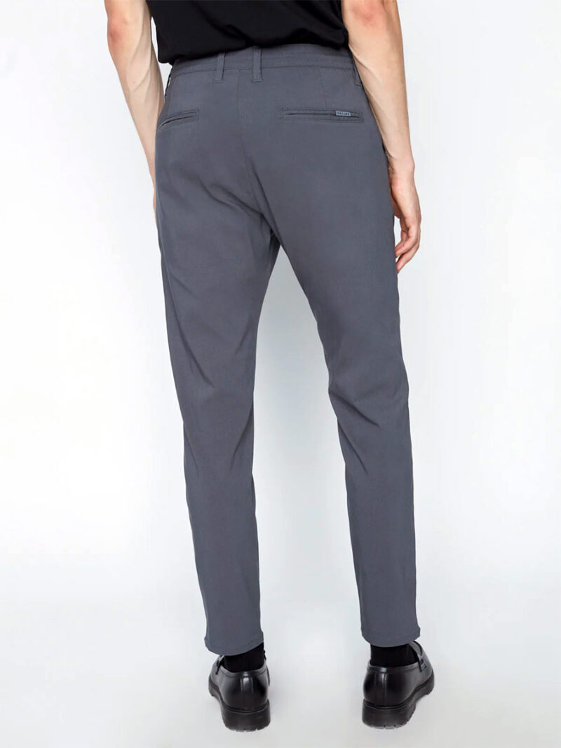 Projek Raw 143106  Stretchy and Comfortable Drawstring Waist Cargo Pants grey color
