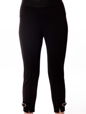 Pantalon noir Bali 8163 coupe droite enfilable et confortable