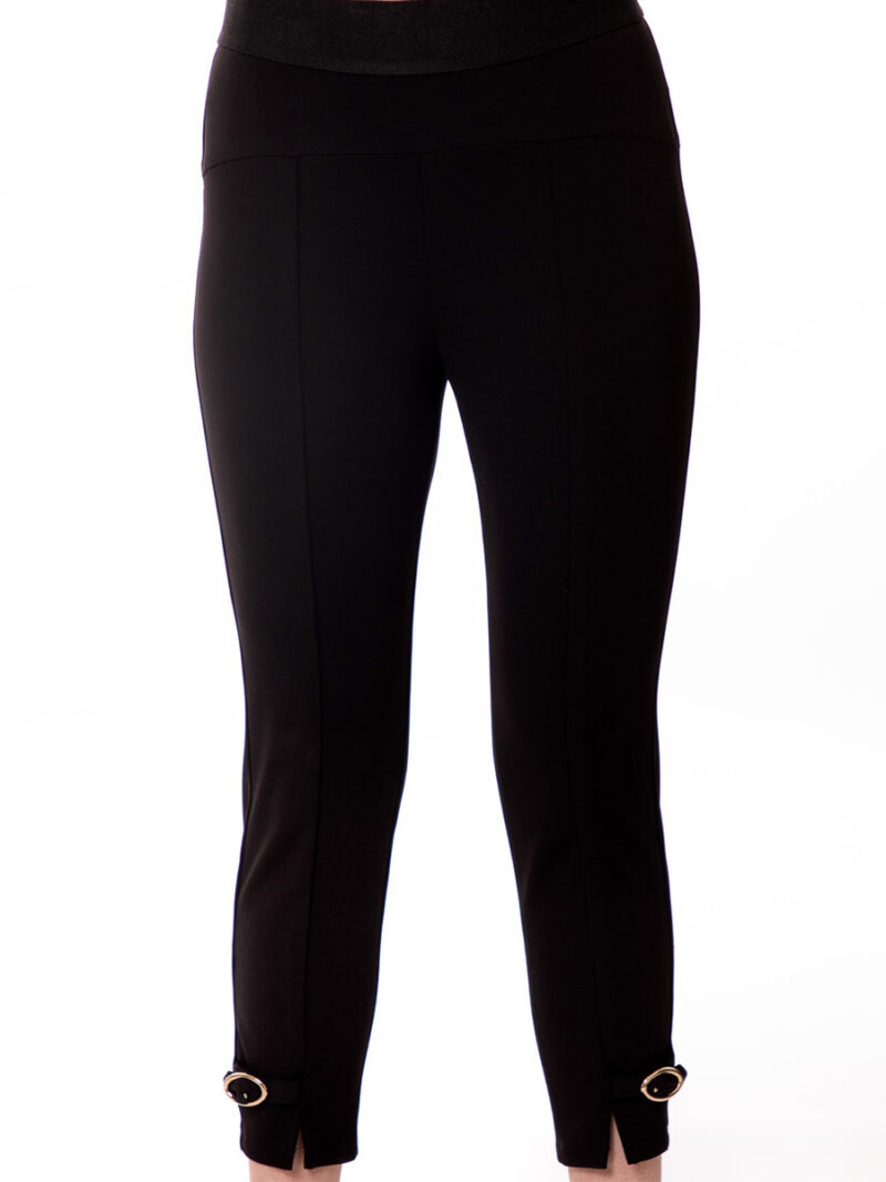 Pantalon noir Bali 8163 coupe droite enfilable et confortable