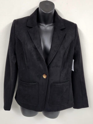 CoCo Y Club Jacket 232-2508 lined with 1 button black
