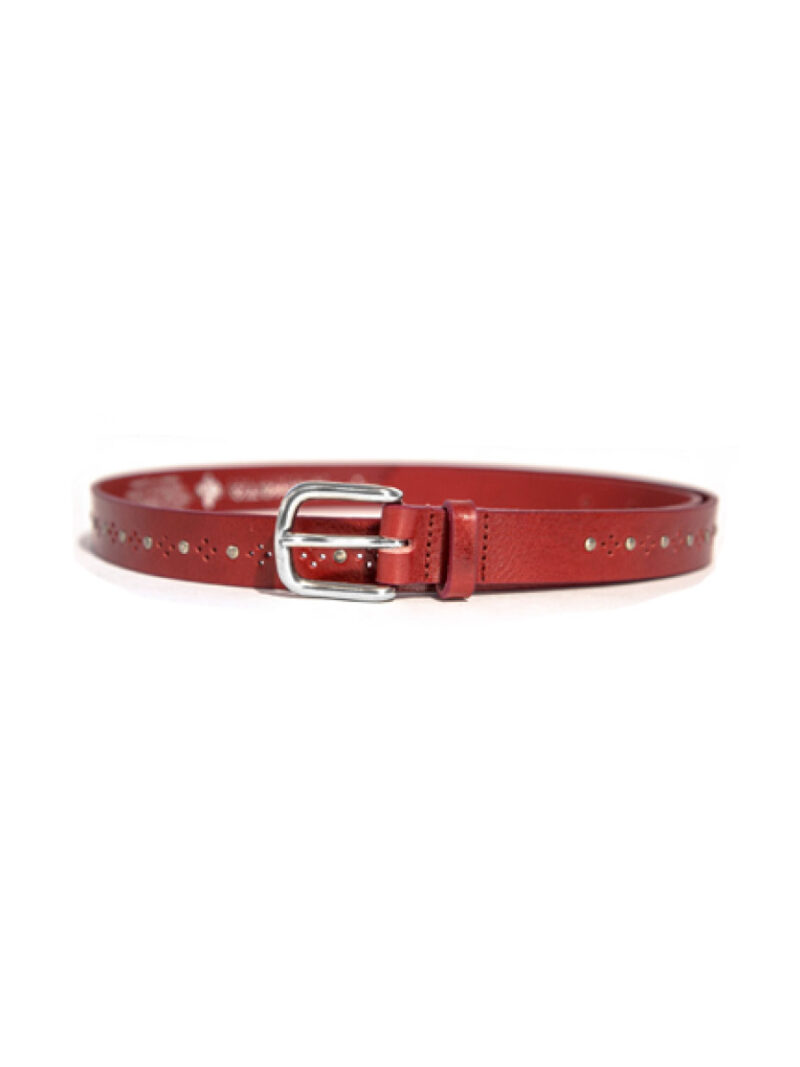 Rayata LS5774 genuine leather belt red color