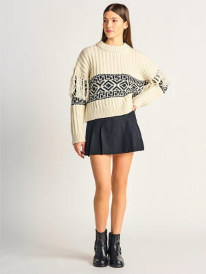 Dex Sweater 2227040D jacquard long sleeves