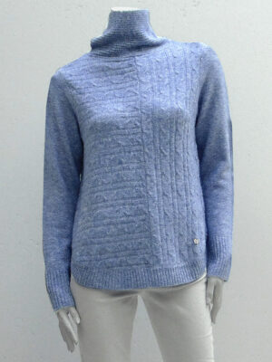 Point Zéro sweater 8163003 soft and comfortable blue denim