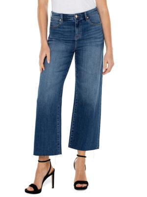 Liverpool LM4454CH4-JORDAN jeans in stretchy and comfortable denim wide leg
