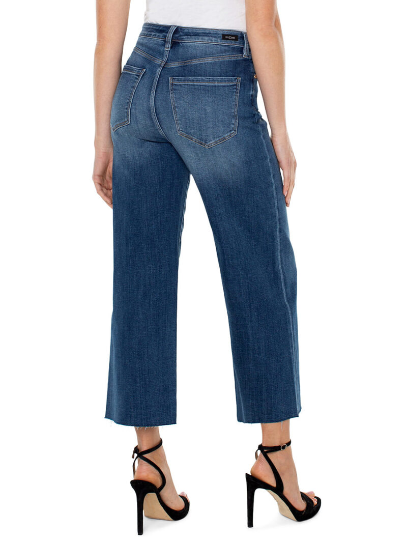Liverpool LM4454CH4-JORDAN jeans in stretchy and comfortable denim wide leg