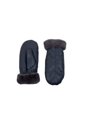 Caracol 9003 warm faux fur mitten grey