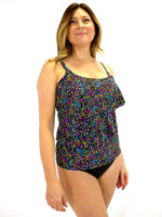 Tankini bikini top Karmilla T9-405 multicolored print with underwire