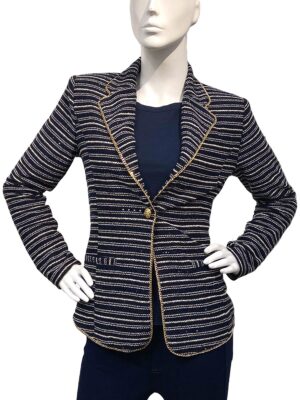 Spense CSJK00225M jacket lined with stripes and lurex and very comfortable