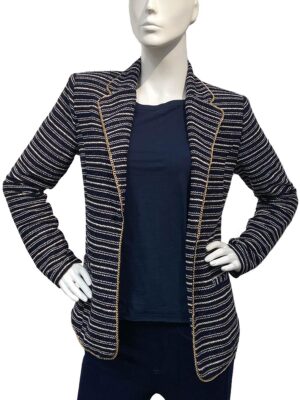 Spense CSJK00225M jacket lined with stripes and lurex and very comfortable