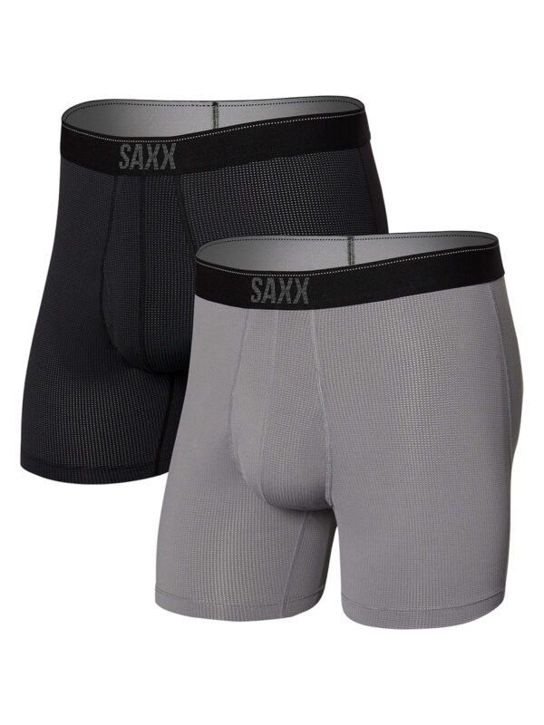 Saxx Men's Underwear - Sport Mesh Boxer Brief Fly 3 Pack with Built-in Pouch  Support - Underwear for Men : : Clothing, Shoes & Accessories