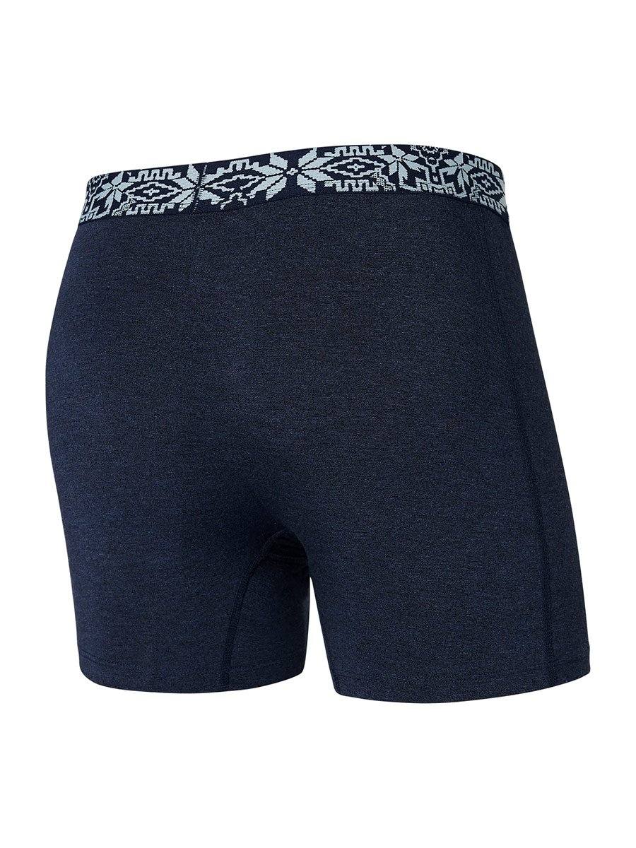 Navy Print Boxer Underwear for men - Saxx