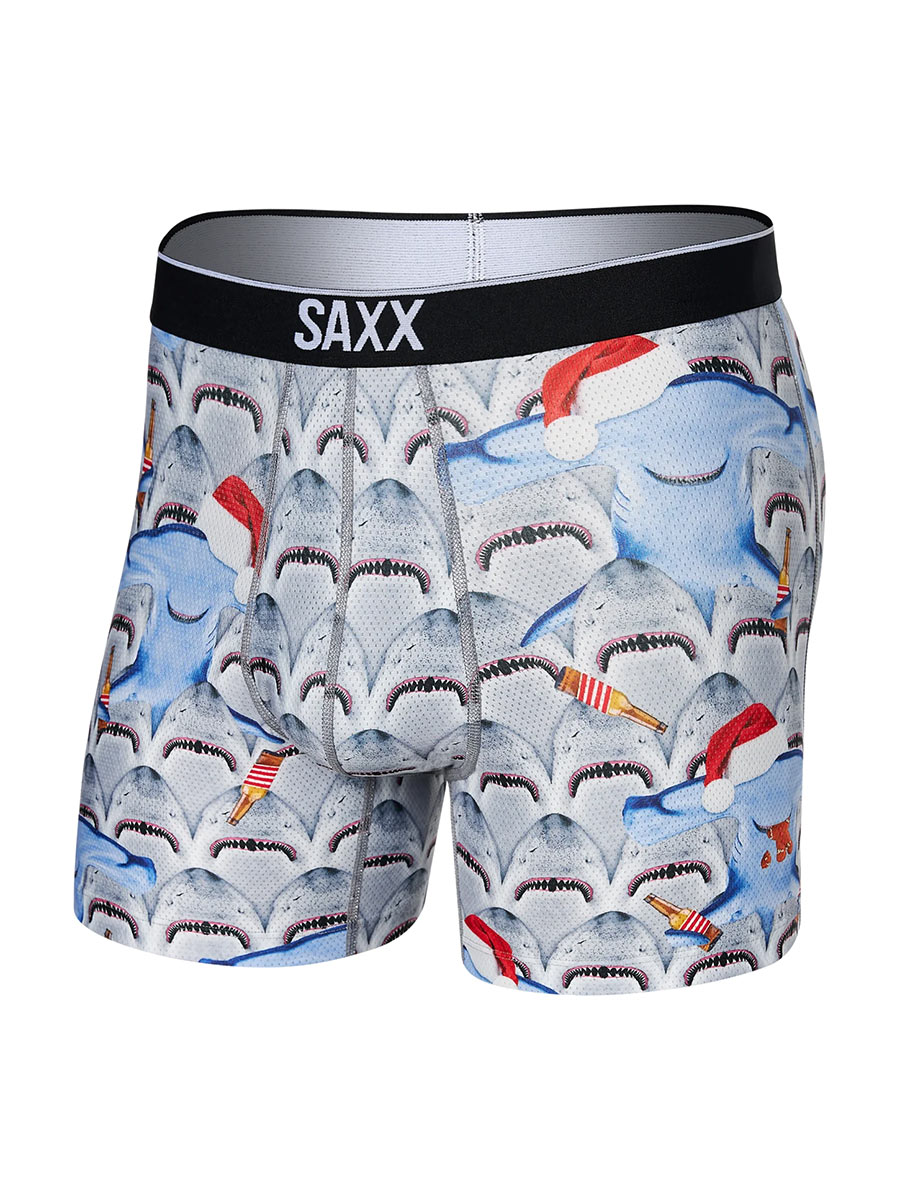 SAXX Boxer Volt SXBB29 TPB mesh texture tropical punch print