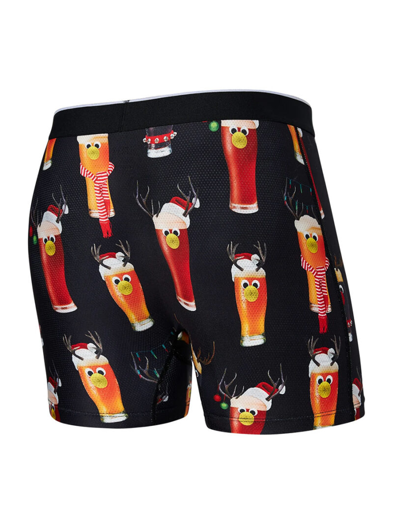 SAXX Boxer Volt SXBB29 RBB mesh texture printed with Christmas beers
