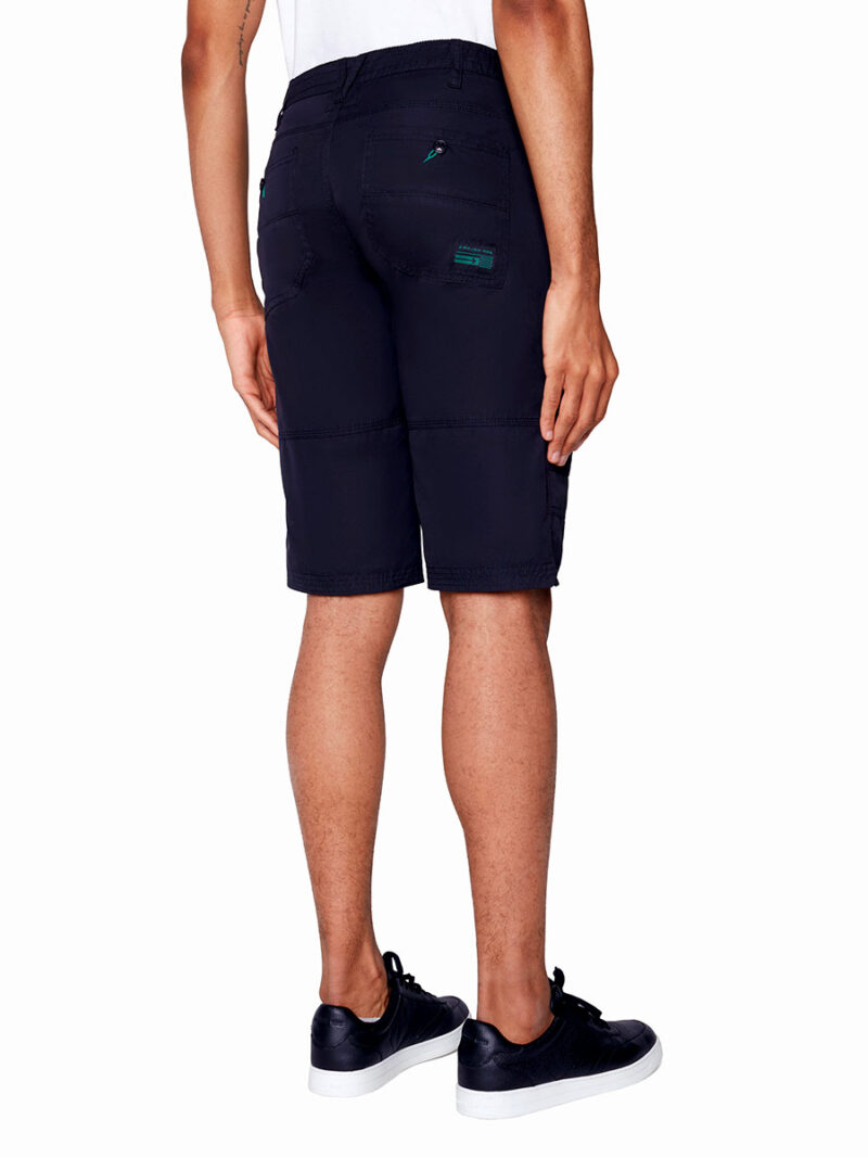 Capri Projek Raw 142802 style cargo multi-poches en coton et nylon couleur marine