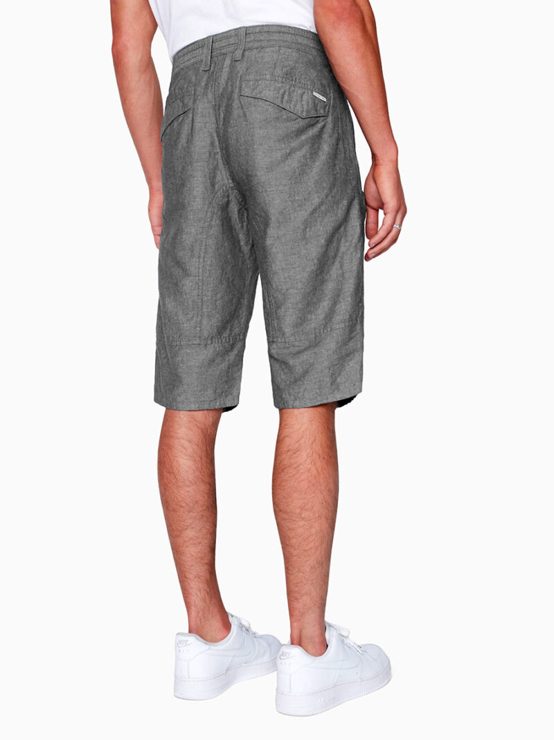 Capri Projek Raw 142861 style cargo multi-poches en lin et coton couleur gris