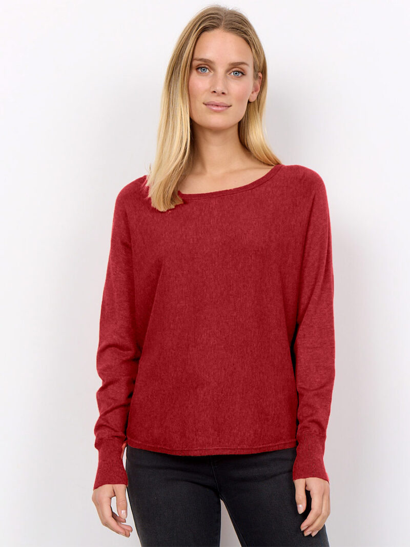 Sweater Soya Concept 32957 long sleeves red color