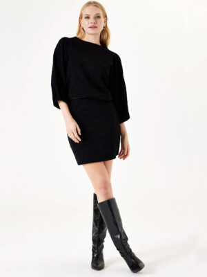 Garcia Short skirt K30122 black straight