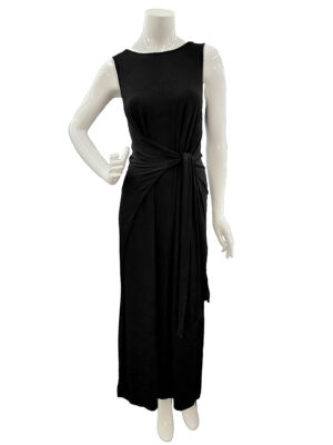 Lez a Lez 5233L long black dress sleeveless
