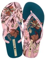 Ipanema 26890-AE069 versatile comfortable flip flop sandal pink-blue combo