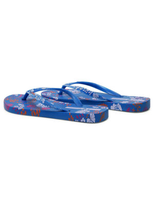 Ipanema 26890-AE074 flip flop printed comfortable versatile sandal in blue combo