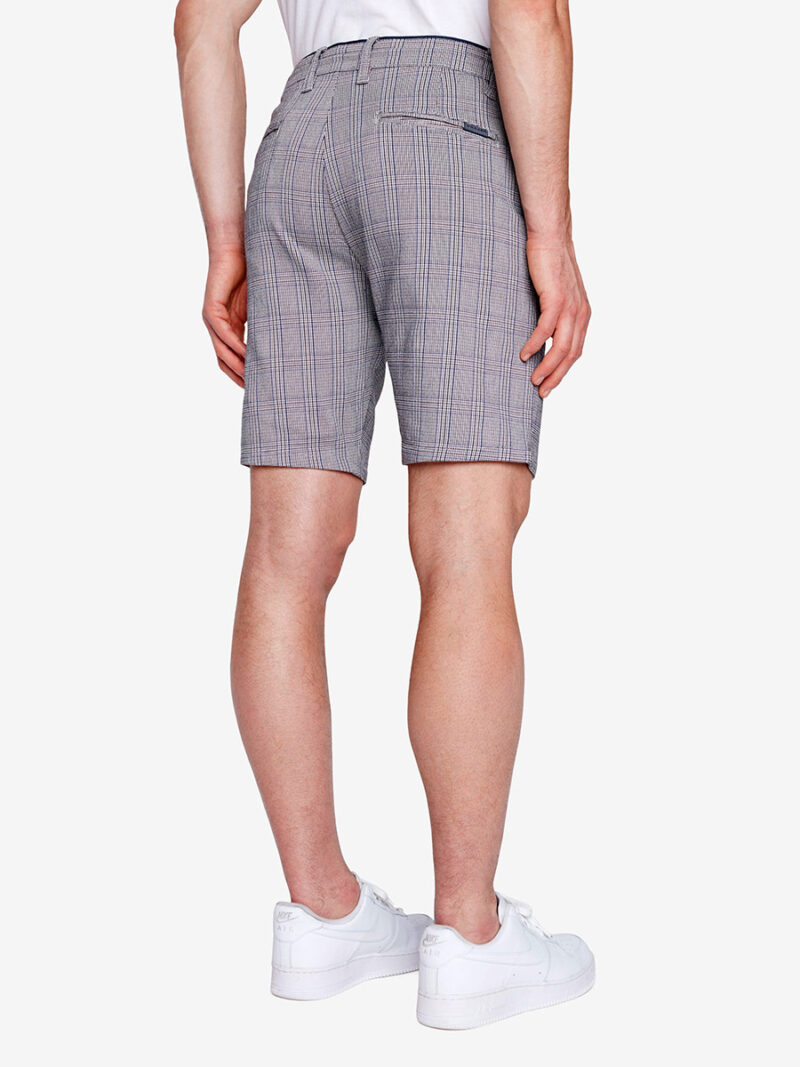 Projek Raw 142832 Bermuda shorts with stretchy and comfortable check pattern