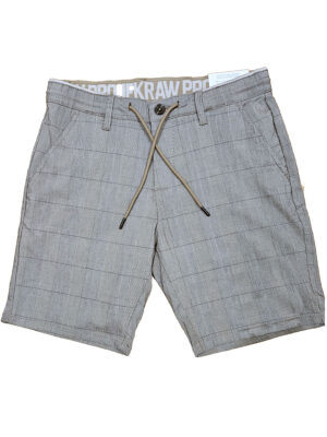 Projek Raw 142834 Bermuda shorts with stretchy and comfortable check pattern