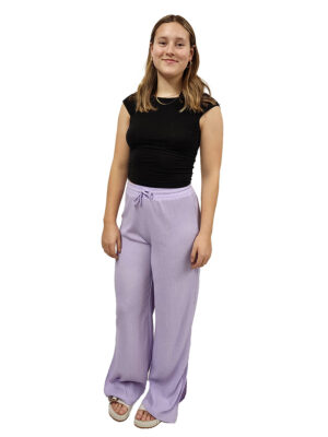 Mosaic MOSPAW03009 lightweight loose pants lilac color