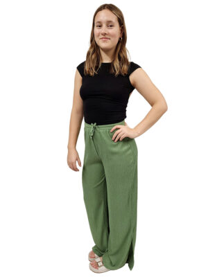 Mosaic MOSPAW03009 lightweight loose pants green color