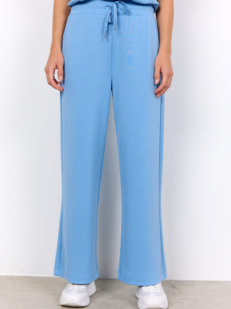 Soyaconcept 25328 Banu comfortable jogger style pants in blue color