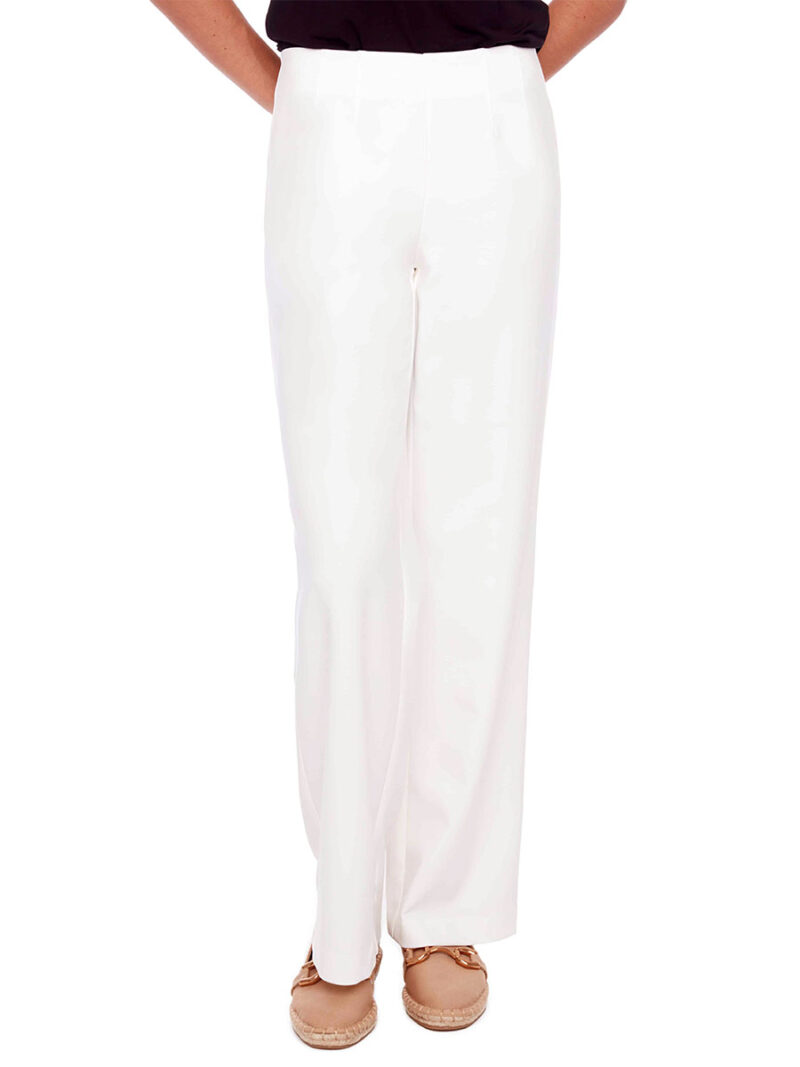 Pantalon UP 67976 vanille enfilable en palermo avec panneau minceur couleur vanille