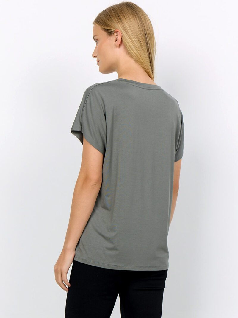 T-shirt Soyaconcept 29028- Marica encolure V manches courtes olive