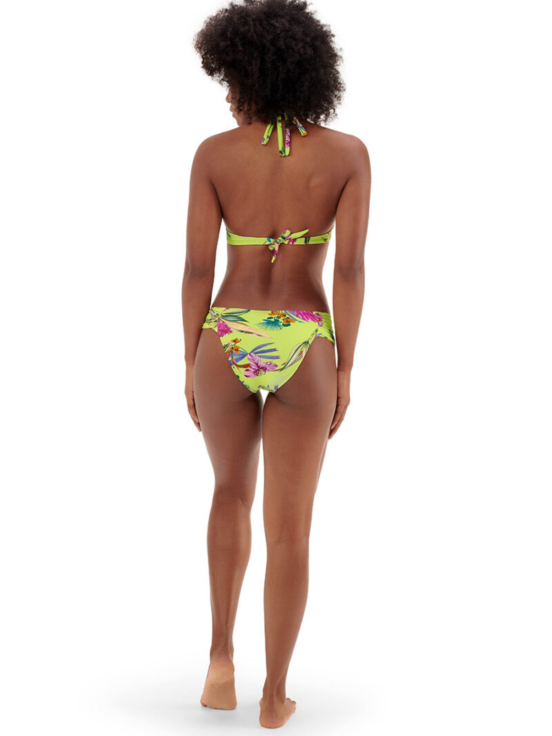 Maryssil bikini bottom 734-22E high-cut print green combo