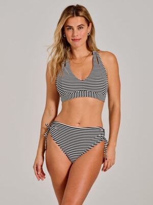 Mosaic MOBEAW03068C regular waist striped bikini bottom