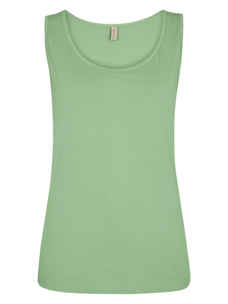 Soyaconcept tank top 29011 wide straps green  color