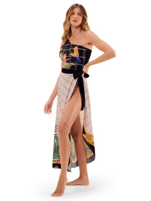 Maryssil swimsuit cover-up 7004-20L printed pareo